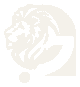 Gallant lion mark, white on ink